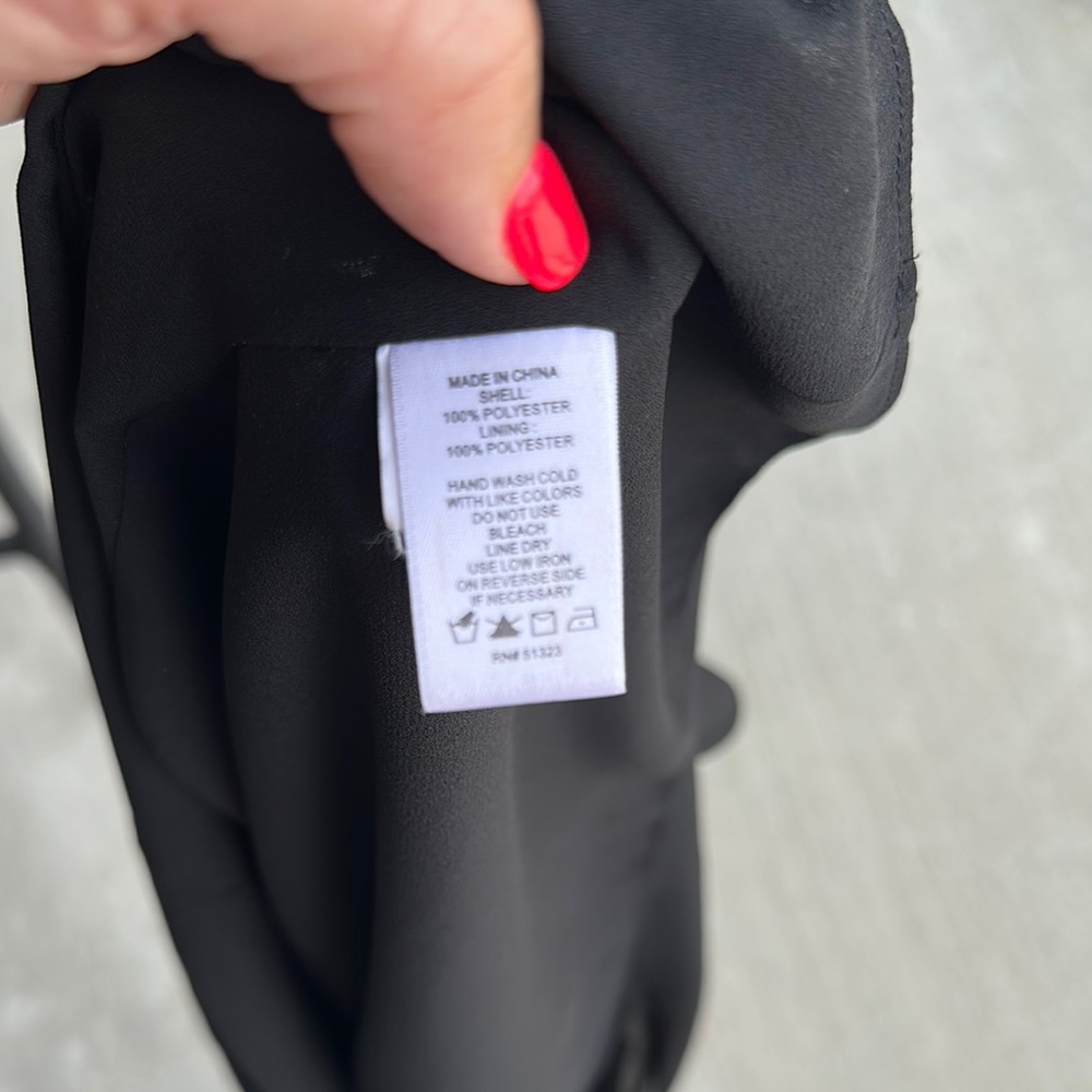 Cece Black Ruffled Blouse - image 5